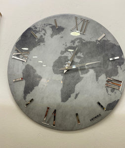 Orologio Artidea terra argento diametro 60cm